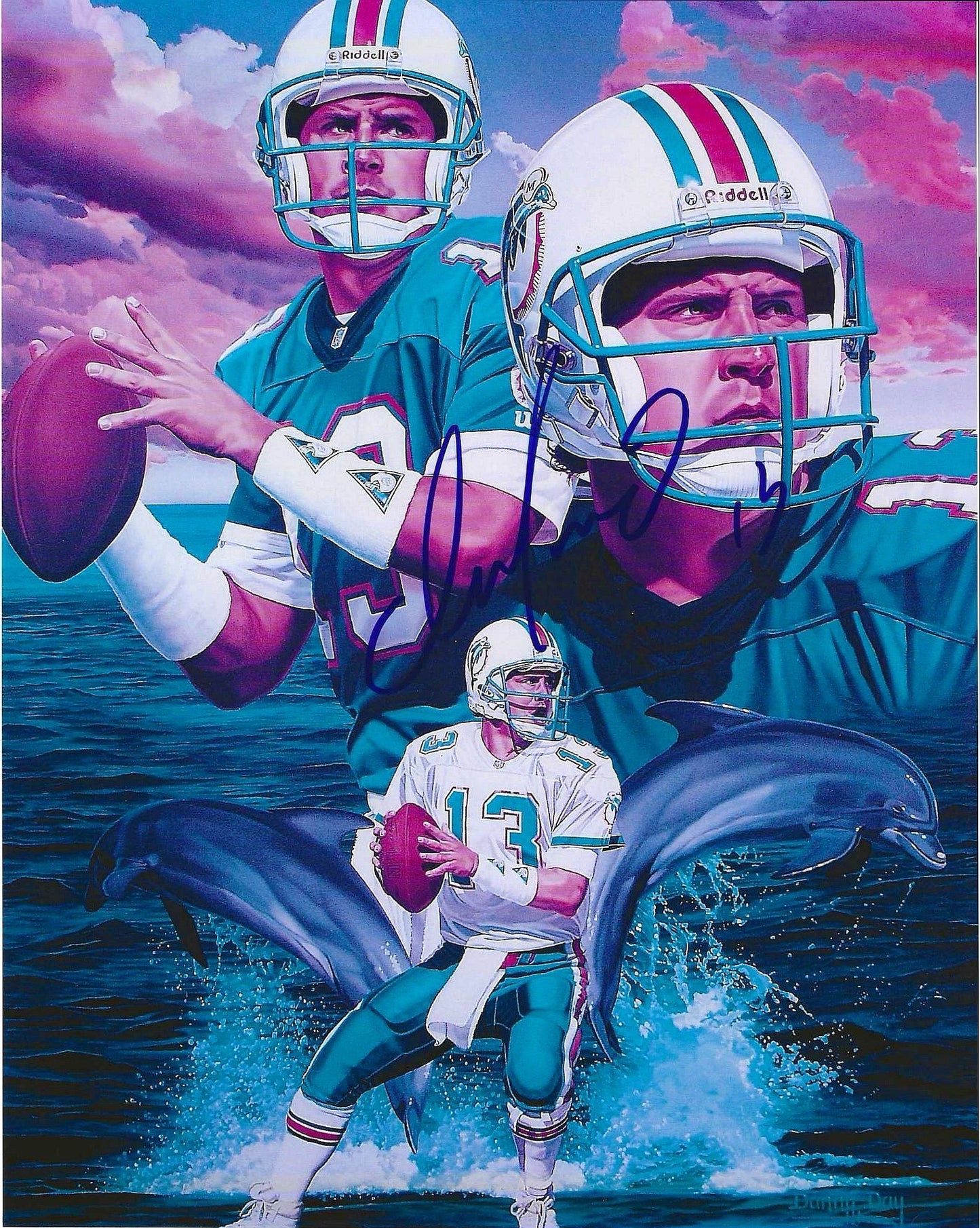 Dan Marino Autographed Signed 8X10 Photo Elite Promotions & Graphz Authentication