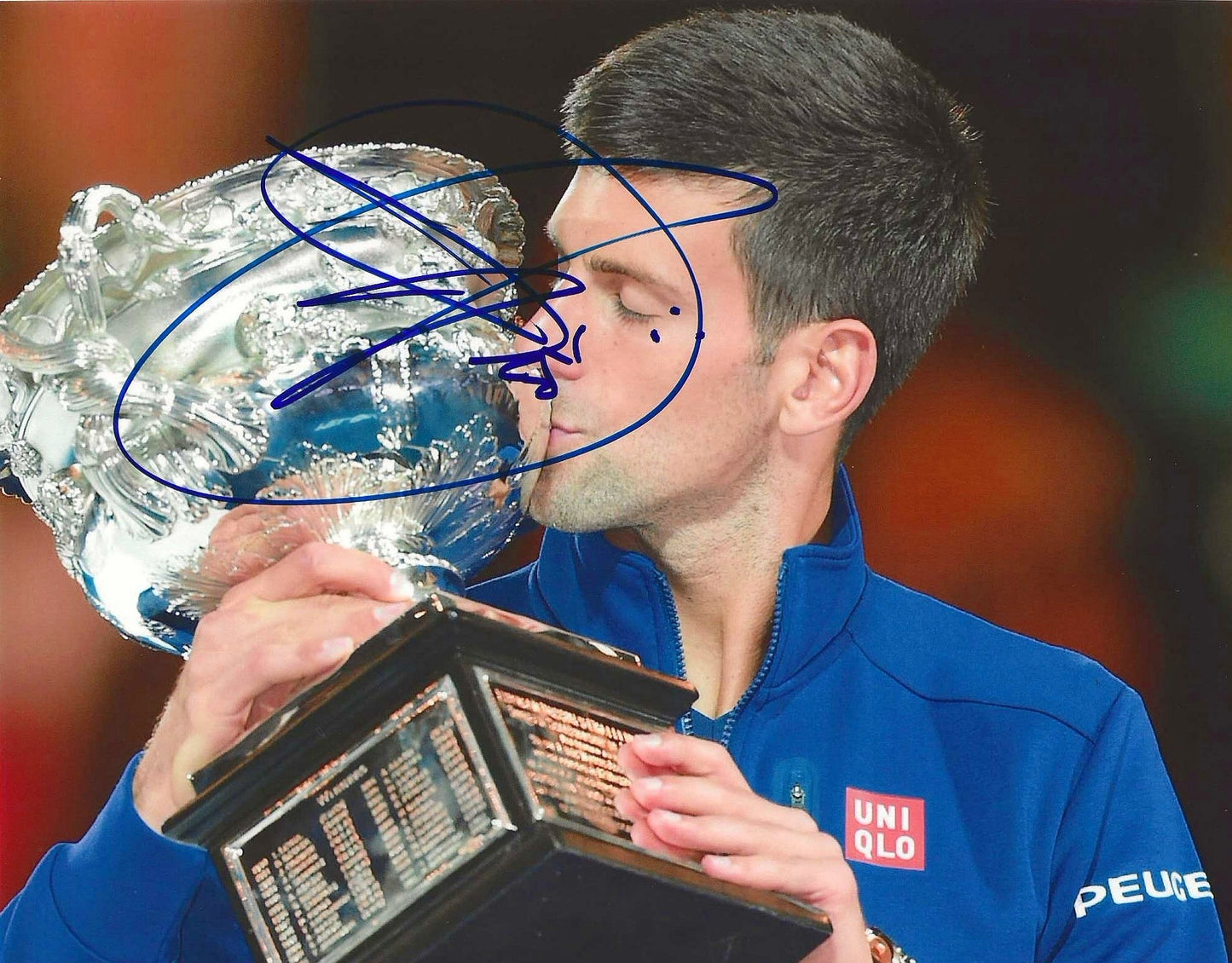 Novak Djokovic Autographed Signed 8x10 photo Elite Promotions & Graphz Authentication