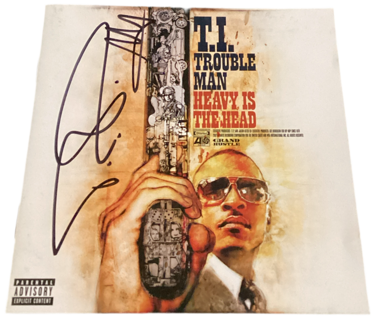 T.I autographed Signed CD COVER Elite Promotions & Graphz