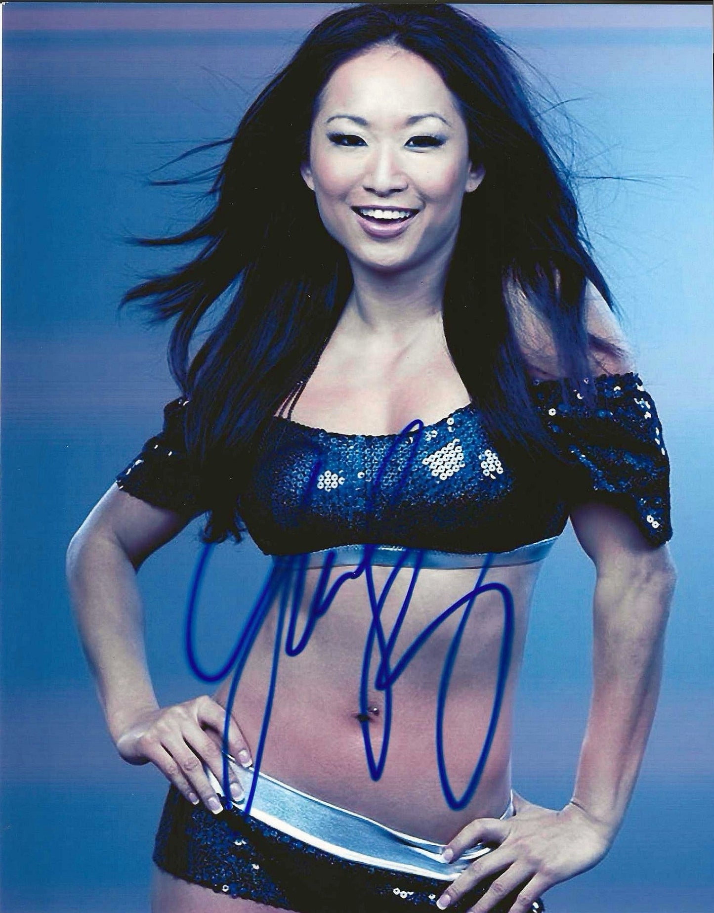 Gail Kim Autographed Signed 8x10 photo Elite Promotions & Graphz Authentication