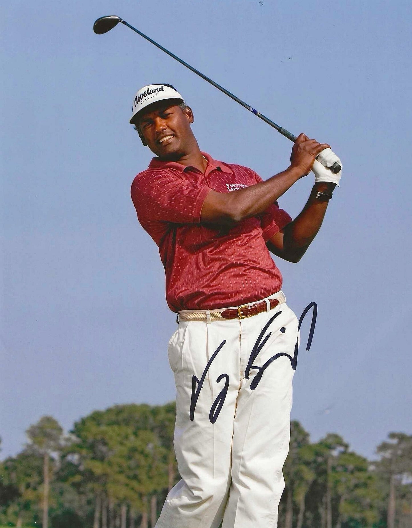 Vijay Singh Autographed Signed 8X10 Photo Elite Promotions & Graphz Authentication