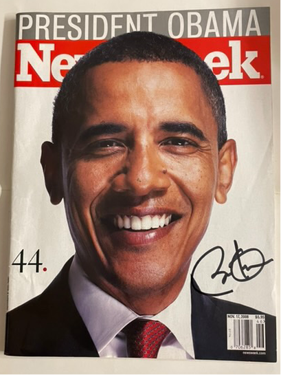 Barack Obama Autographed Signed Magazine