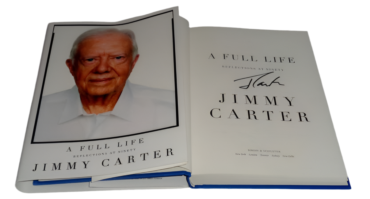 Jimmy Carter Autographed Signed Book