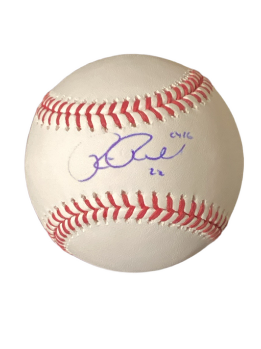 Rick Porcello (CY 16) autographed signed Rawlings official major league baseball