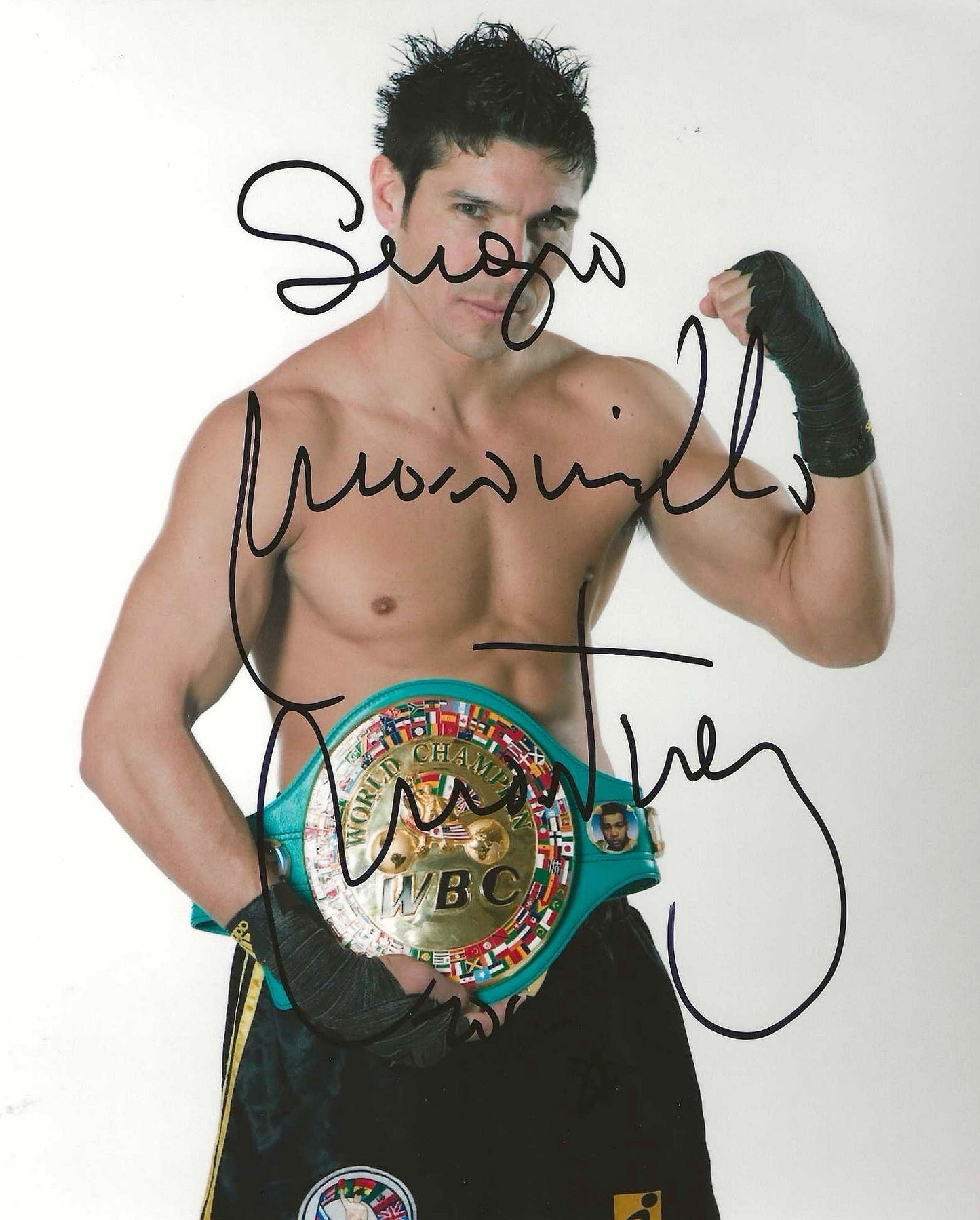 Sergio Martinez autographed Signed 8X10 Photo Elite Promotions & Graphz