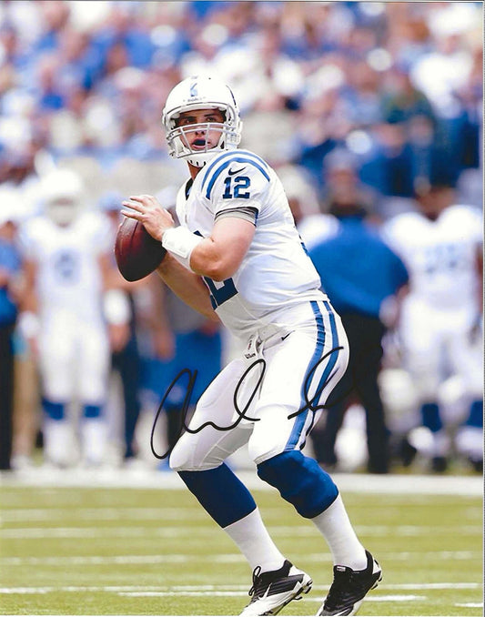 Andrew Luck Autographed Signed 8x10 photo Elite Promotions & Graphz Authentication