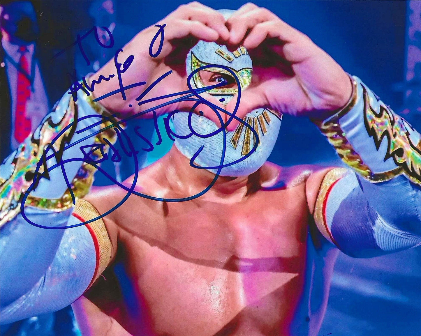 Místíco Autographed Signed "WWE" 8x10 photo Elite Promotions & Graphz Authentication