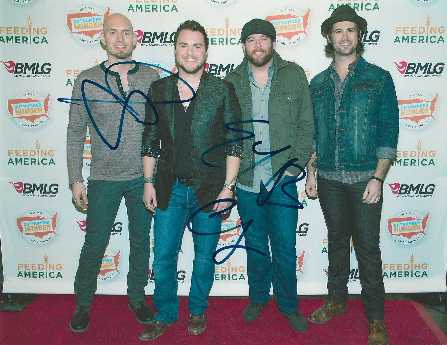 Jones Thompson (Eli Young Band) Autographed Signed 8X10 Photo Elite Promotions & Graphz Authentication