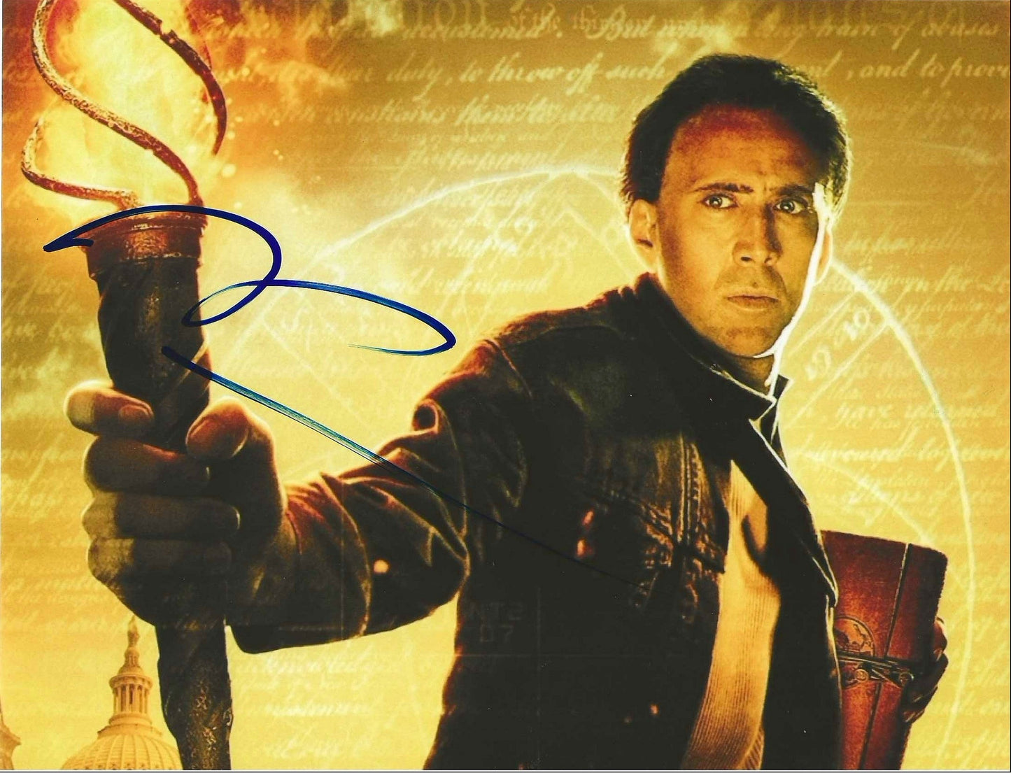 Nicolas Cage (NATIONAL TREASURE) Autographed Signed 8X10 Photo Elite Promotions & Graphz Authentication