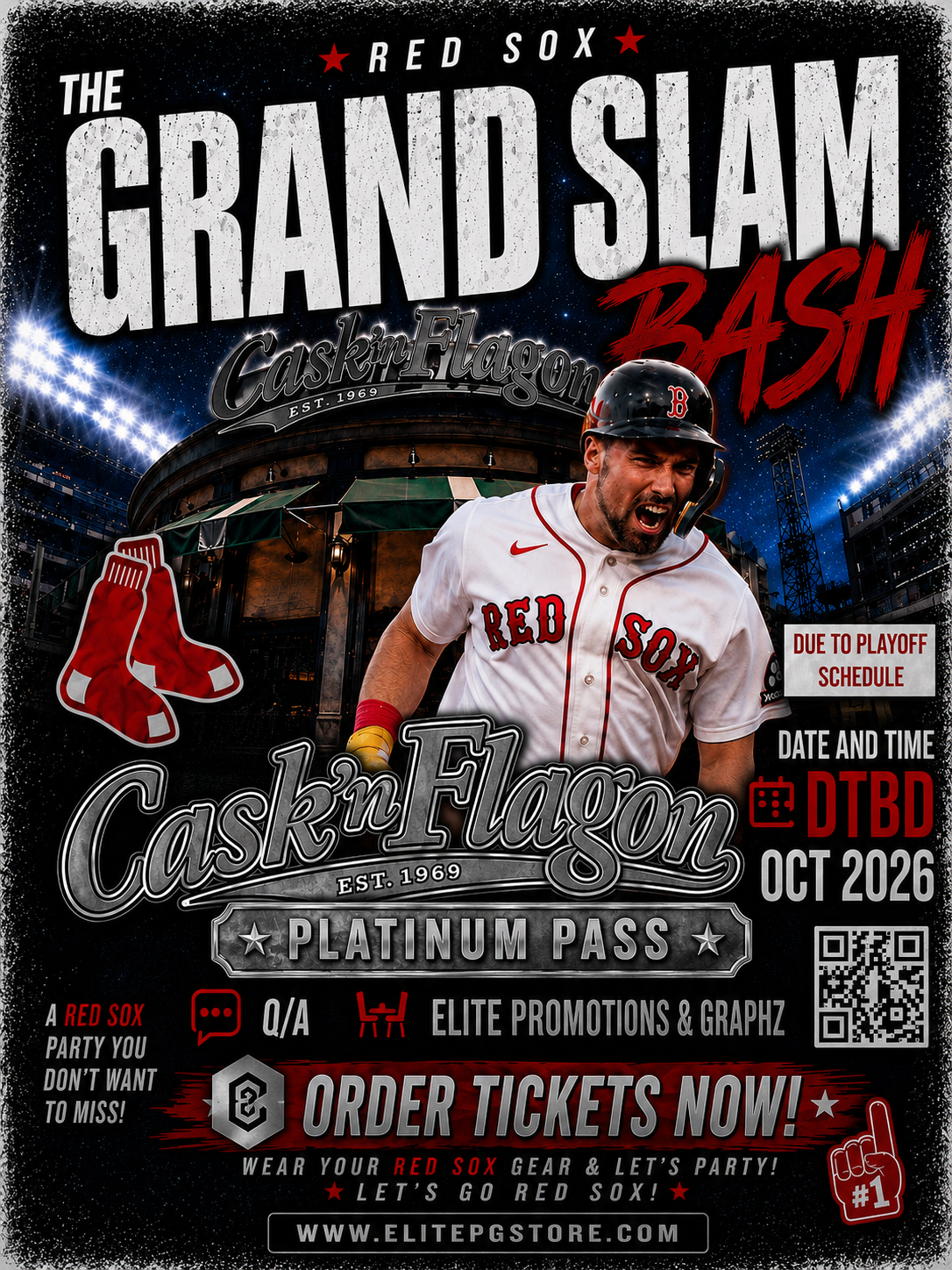Caleb Durbin Grand Slam Bash PLATINUM PASS