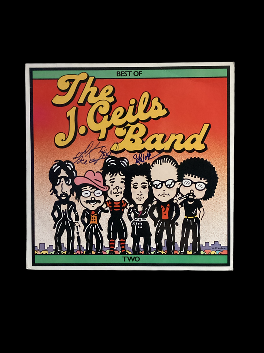 The J.Geils Band Autographed Signed Record Danny Klein Seth Justman