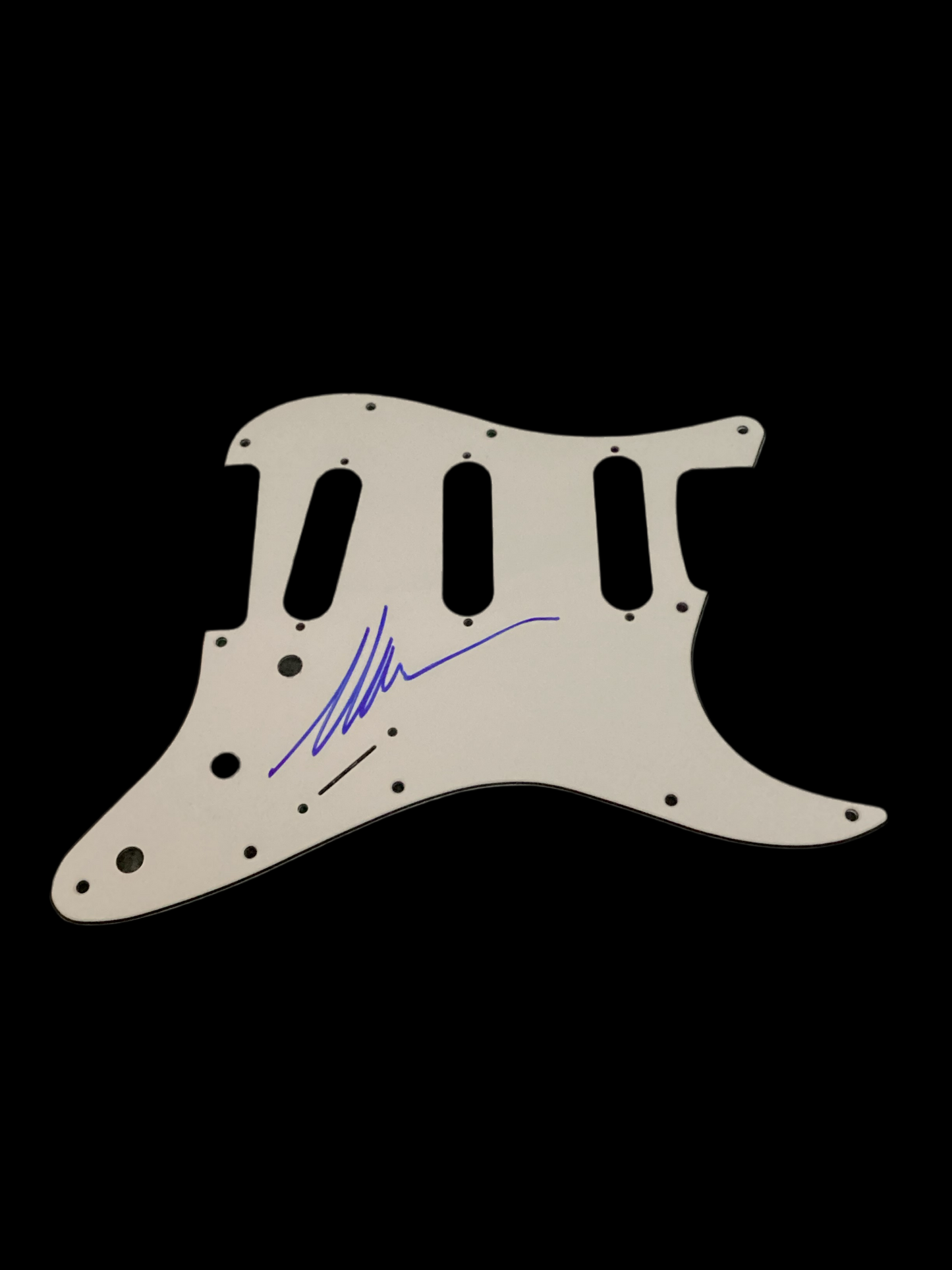 Nick Simmons autographed signed pick guard