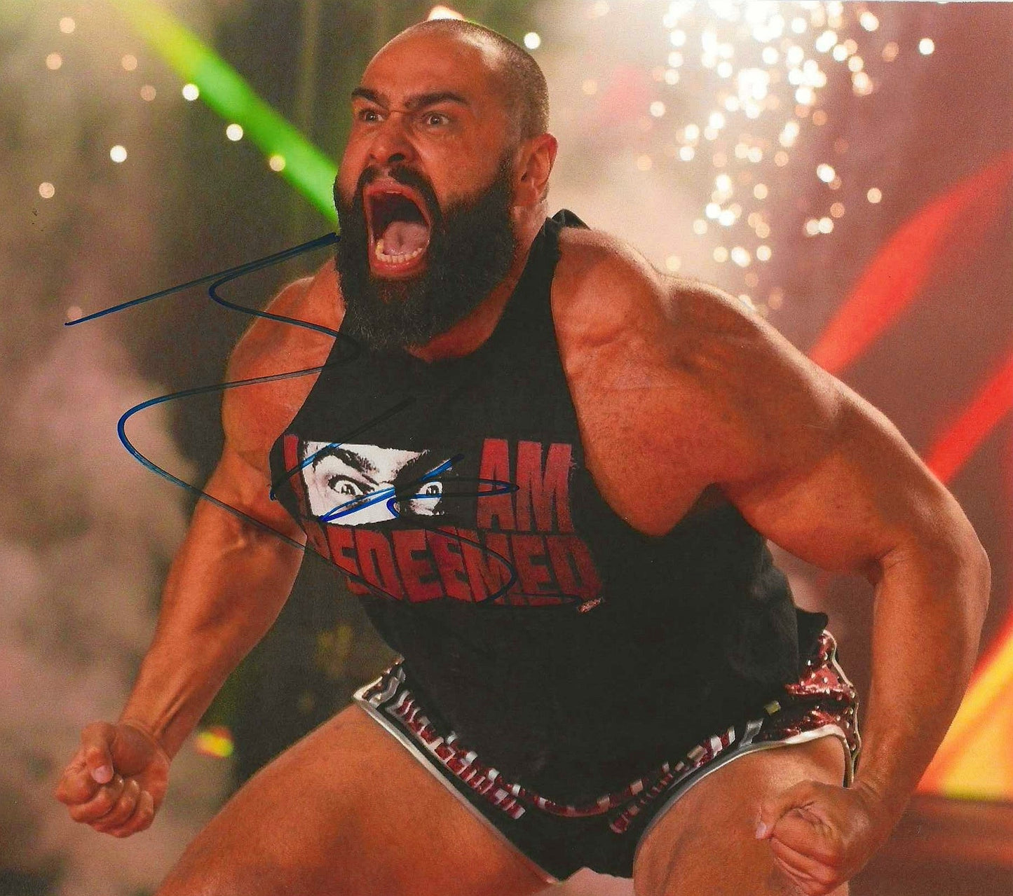 Miro Autographed Signed "AEW" 8x10 photo Elite Promotions & Graphz Authentication