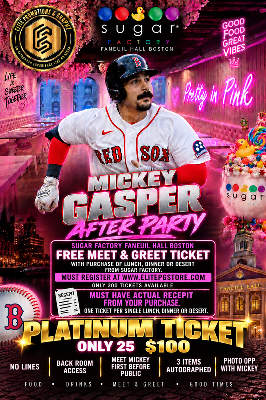 MICKEY GASPER PLATINUM TICKET
