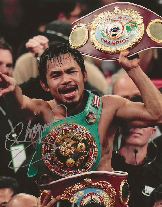 Manny Pacquiao autographed Signed 8X10 Photo Elite Promotions & Graphz