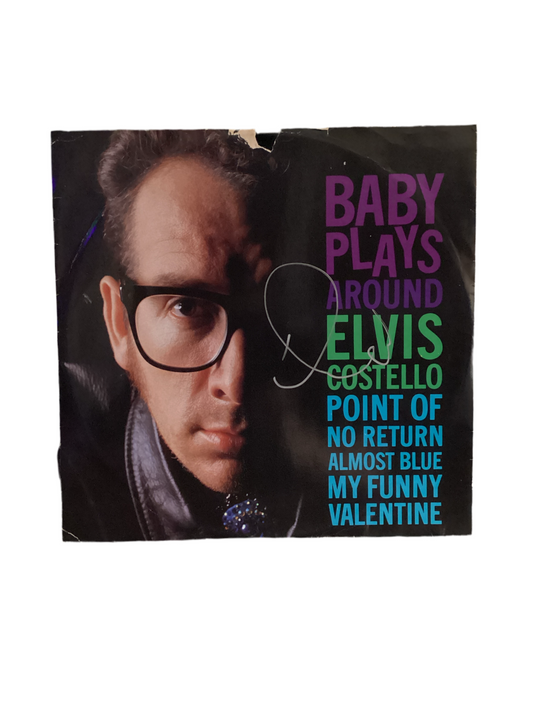 Elvis Costello Autographed Signed Record