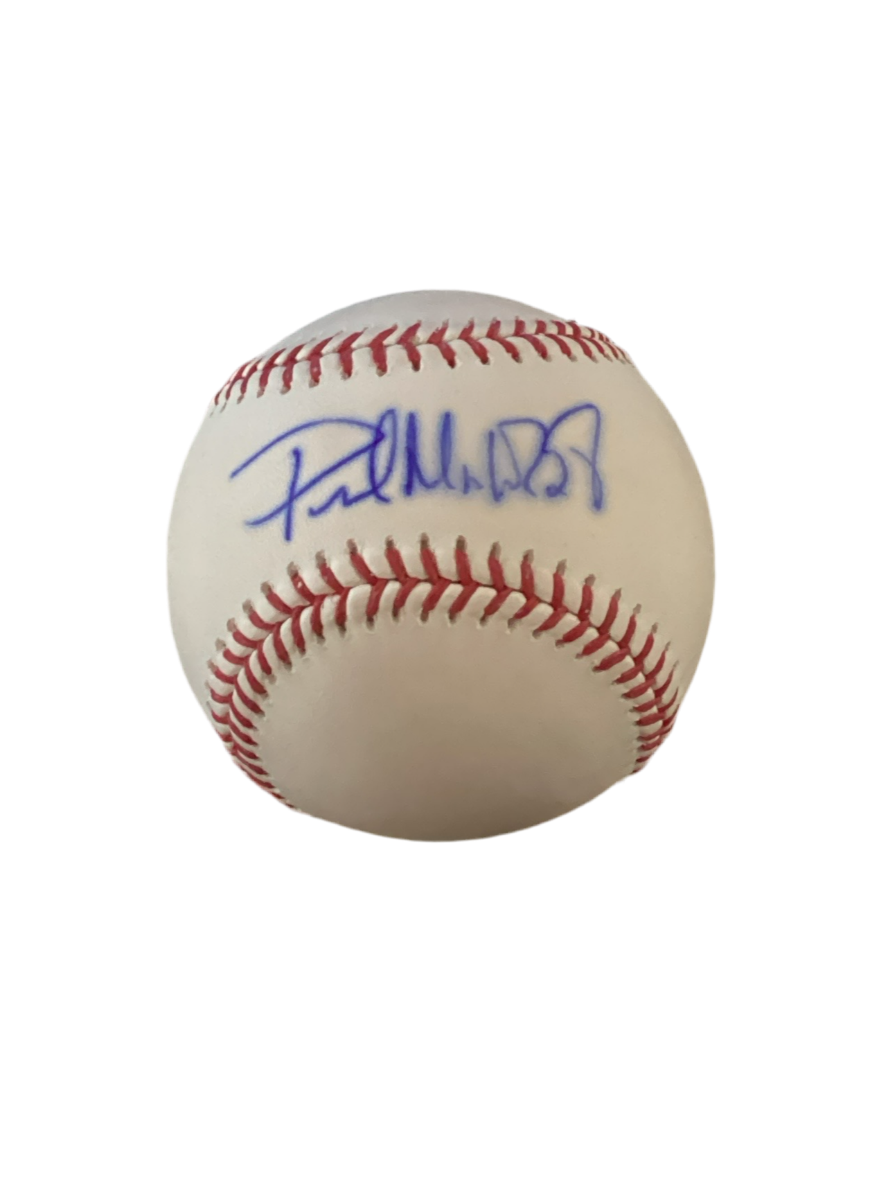 Paul Maholm autographed signed Rawlings official major league baseball