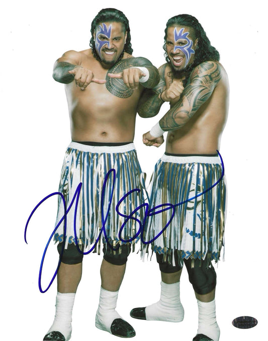 Jey uso Autographed Signed "WWE" 8X10 Photo Elite Promotions & Graphz Authentication