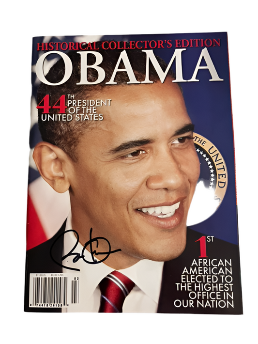 Barack Obama Autographed Signed Magazine