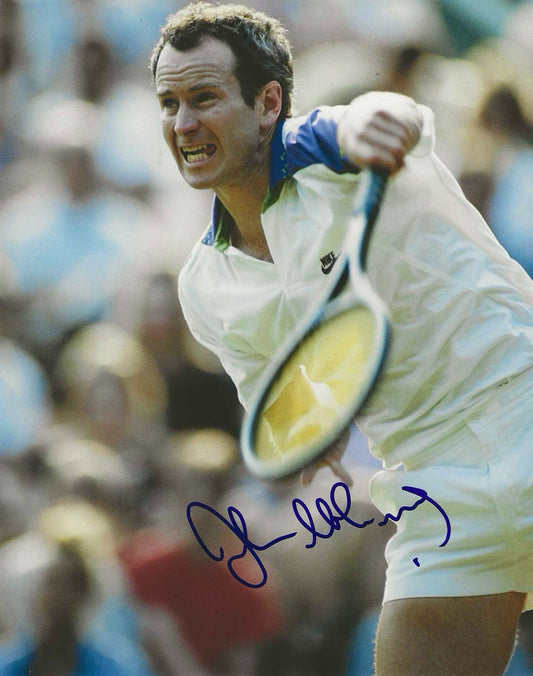 John Mcenroe Autographed Signed 8x10 photo Elite Promotions & Graphz Authentication