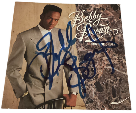 Bobby Brown autographed Signed CD COVER Elite Promotions & Graphz