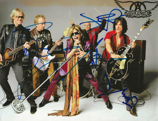 Aerosmith Autographed Signed Photo Elite Promotions & Graphz Authentication