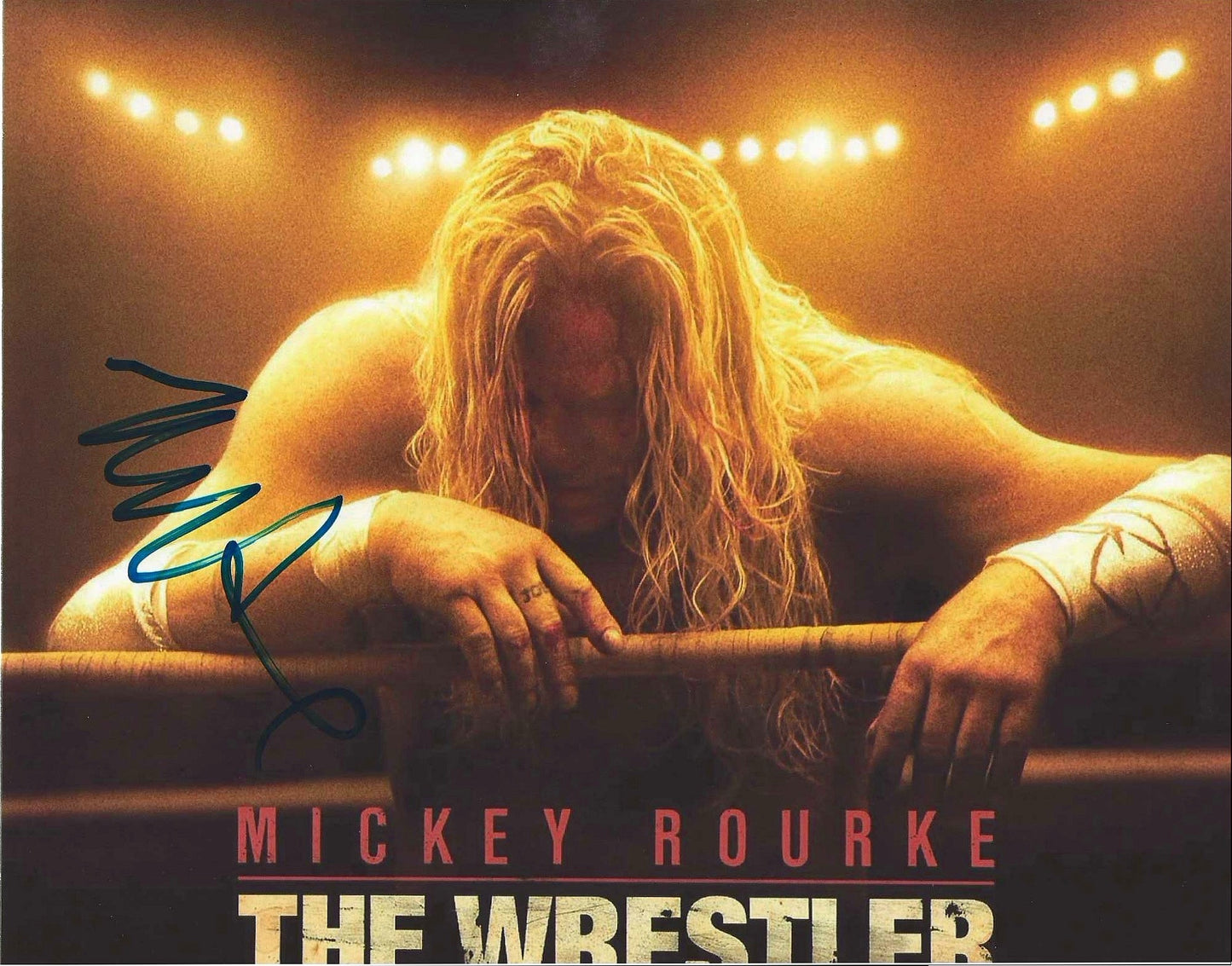 Mickey Rourke "WRESTLER" Autographed Signed 8X10 Photo Elite Promotions & Graphz Authentication