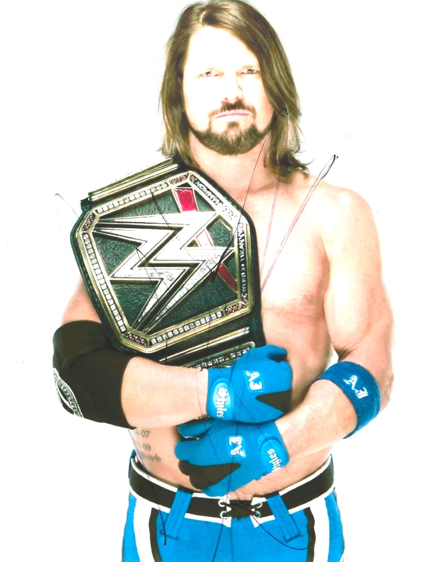 AJ Styles Autographed Signed "WWE" 8X10 Photo Elite Promotions & Graphz Authentication