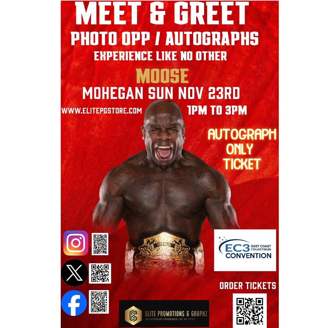 SINGLE TICKET Moose Meet & Greet (AUTOGRAPH)