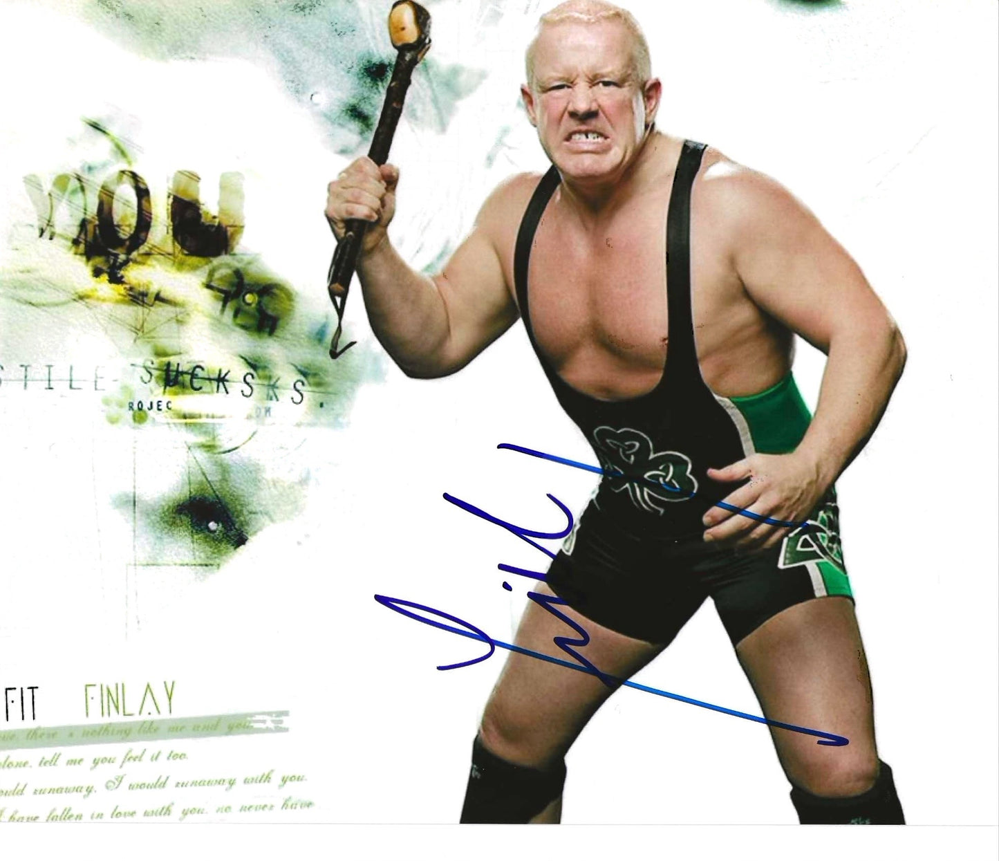 Fit Finlay Autographed Signed "WWE" 8x10 photo Elite Promotions & Graphz Authentication