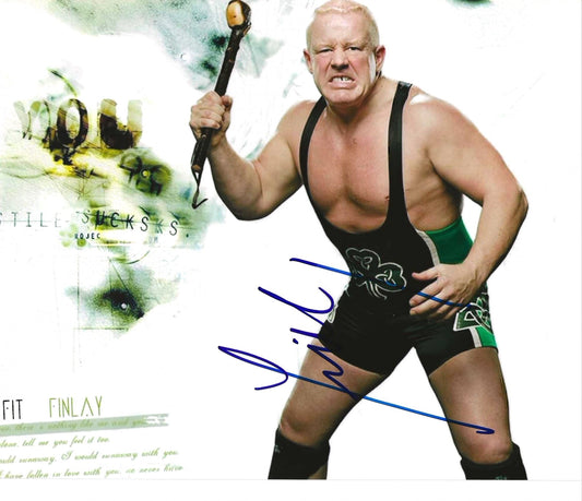 Fit Finlay Autographed Signed "WWE" 8x10 photo Elite Promotions & Graphz Authentication