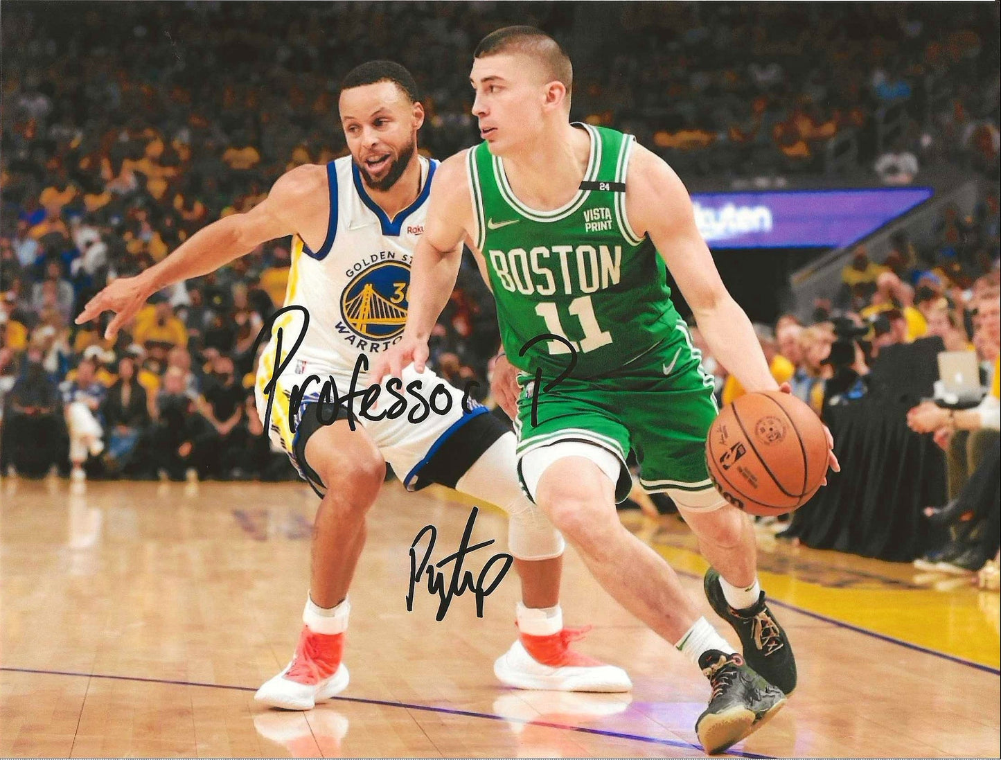 Payton Pritchard Autographed Signed (PROFESSOR P) CELTICS" 8X10 photo Elite Promotions & Graphz Authentication