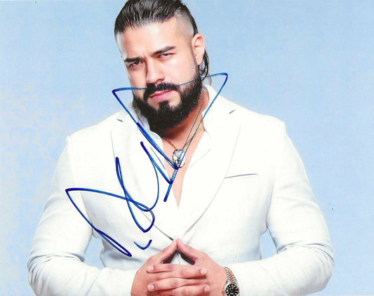 Andrade Autographed Signed "WWE" 8x10 photo Elite Promotions & Graphz Authentication