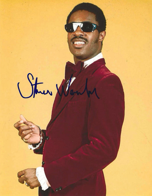 Stevie wonder Autographed Signed 8X10 Photo Elite Promotions & Graphz Authentication