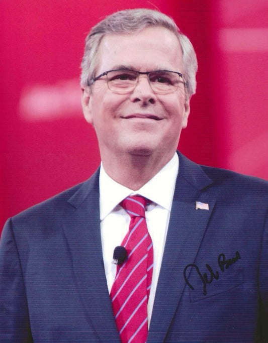 Jeb Bush Autographed Signed 8x10 photo Elite Promotions & Graphz Authentication