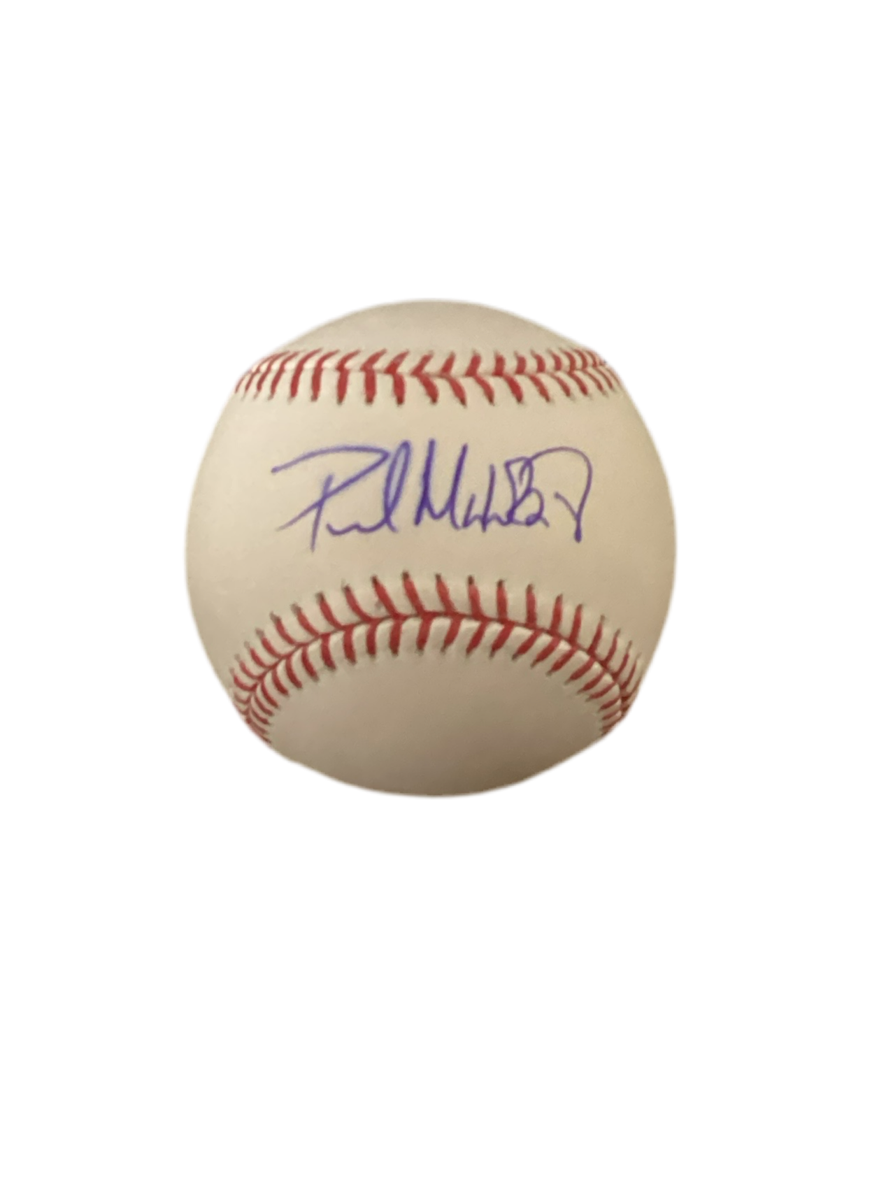 Paul Maholm autographed signed Rawlings official major league baseball