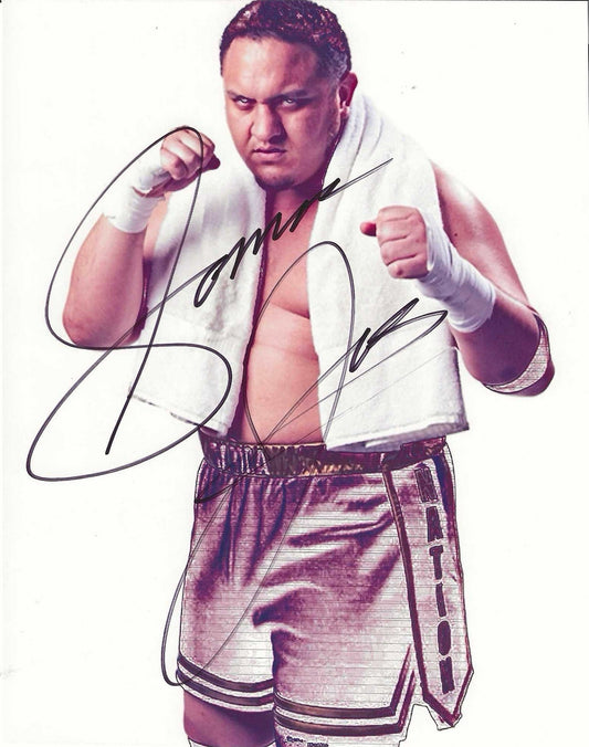 Samoa Joe Autographed Signed 8x10 photo Elite Promotions & Graphz Authentication