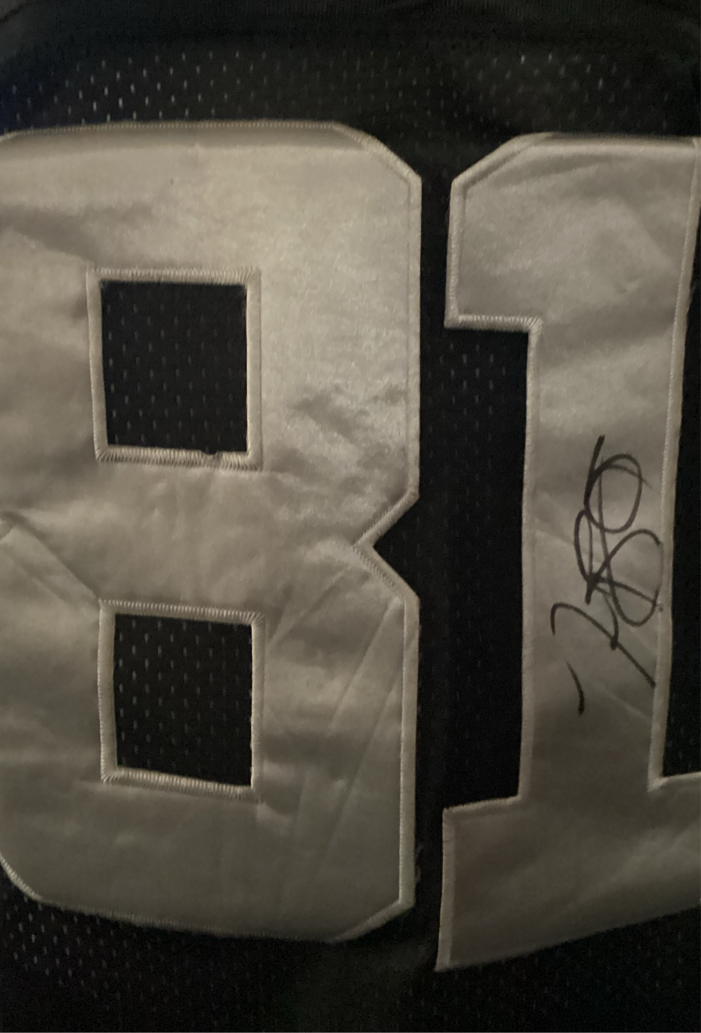 Tim Brown Autographed Signed jersey Elite Promotions & Graphz Authentication