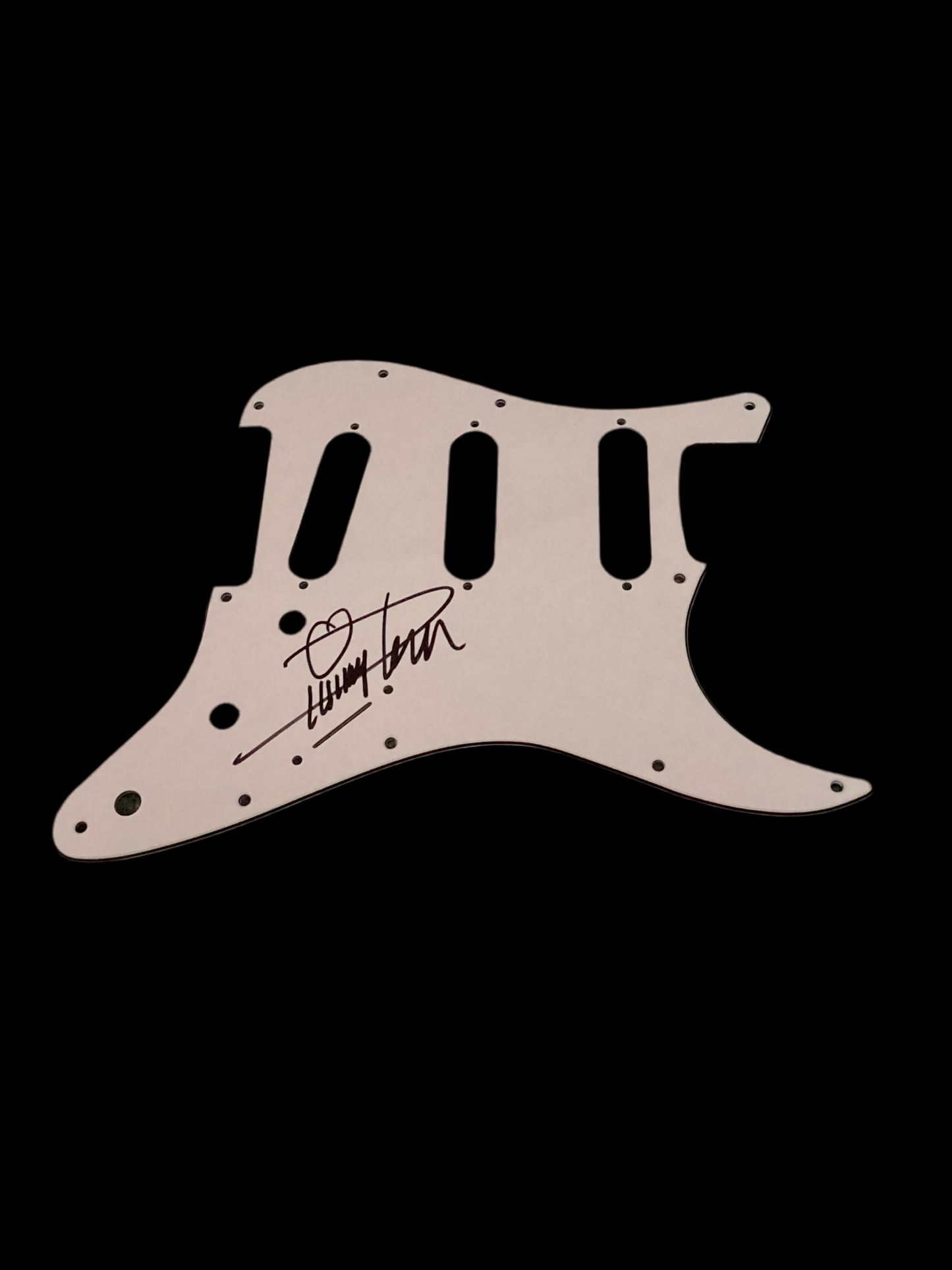 Quincy Jones autographed signed pick guard