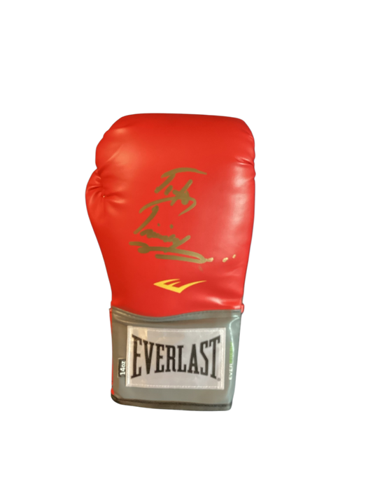 Felix Trinidad Autographed Signed boxing glove Elite Promotions & Graphz Authentication