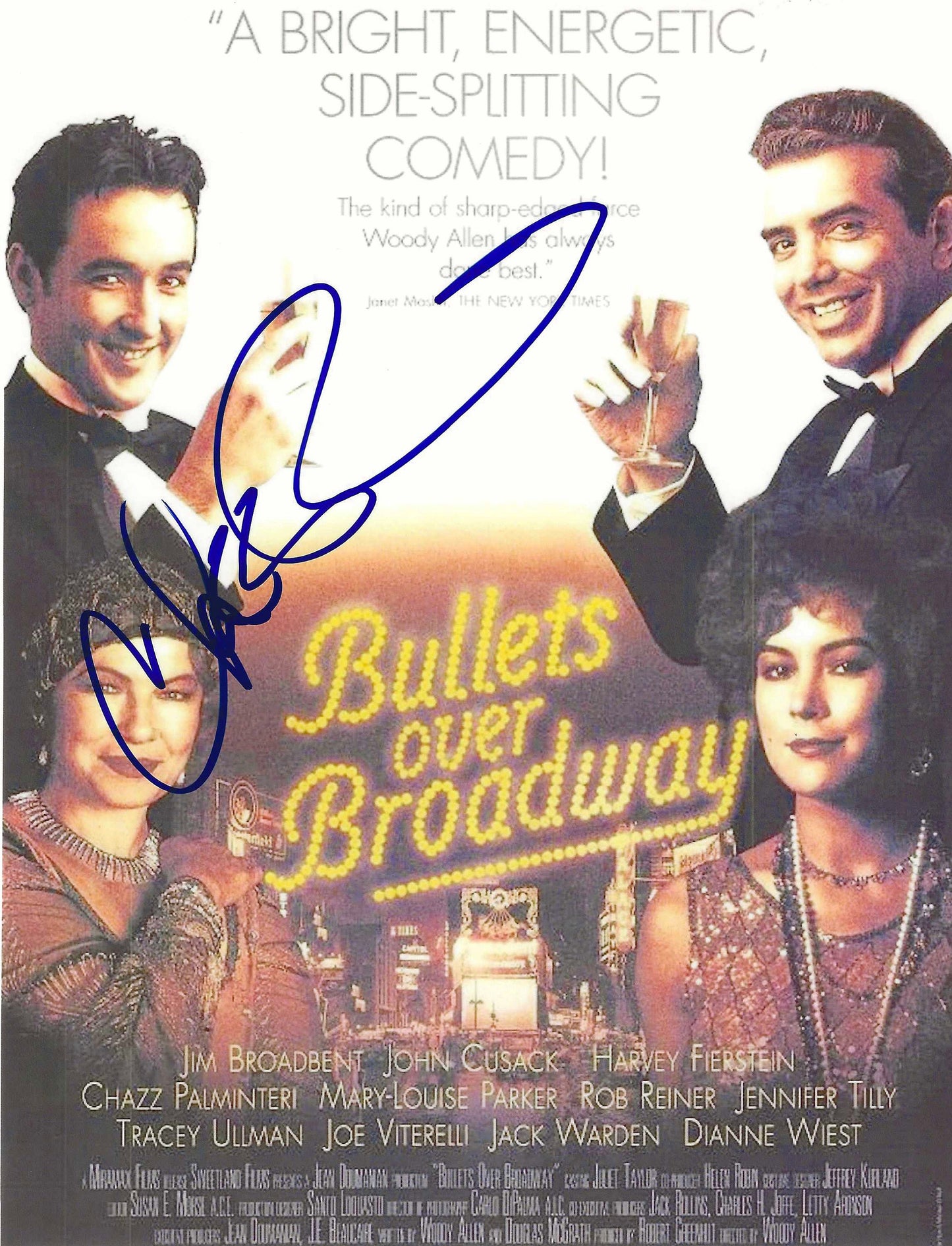 Chazz Palminteri Autographed Signed "Bullets over Broadway" 8X10 Photo Elite Promotions & Graphz Authentication