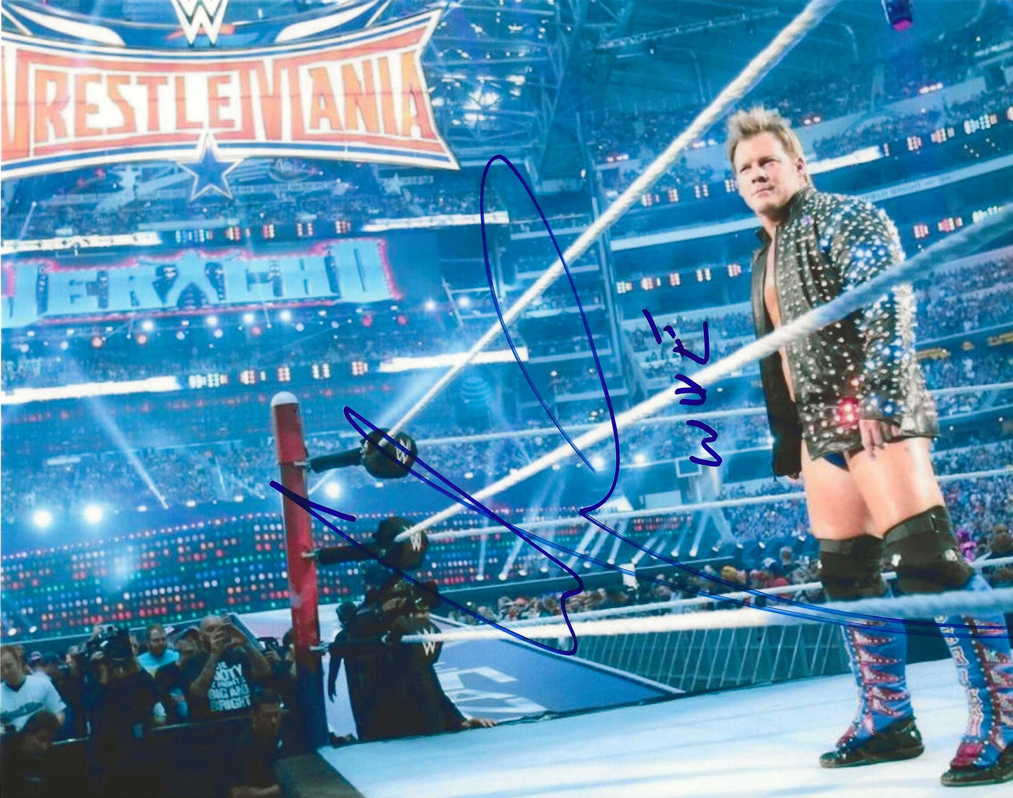 Chris Jericho Autographed Signed "WWE WRESTLEMANIA" 8X10 Photo Elite Promotions & Graphz Authentication