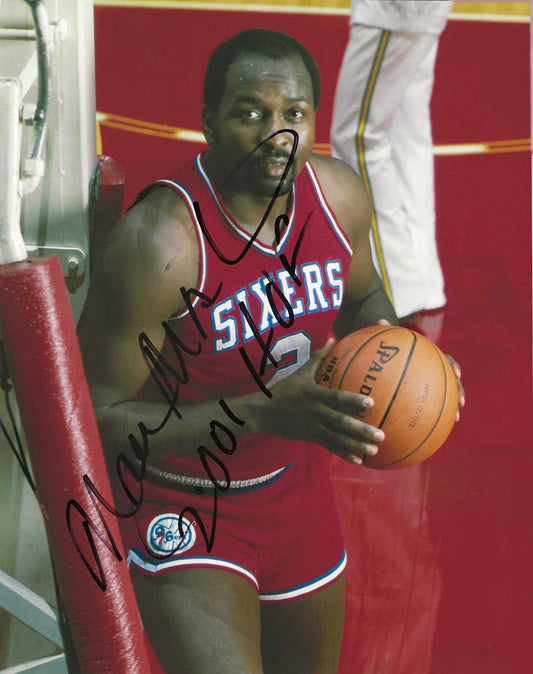 Moses Malone Autographed Signed "76ERS" 8x10 photo Elite Promotions & Graphz Authentication