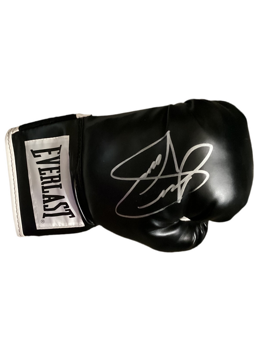 Jesse Vargas Signed boxing glove Elite Promotions & Graphz Authentication