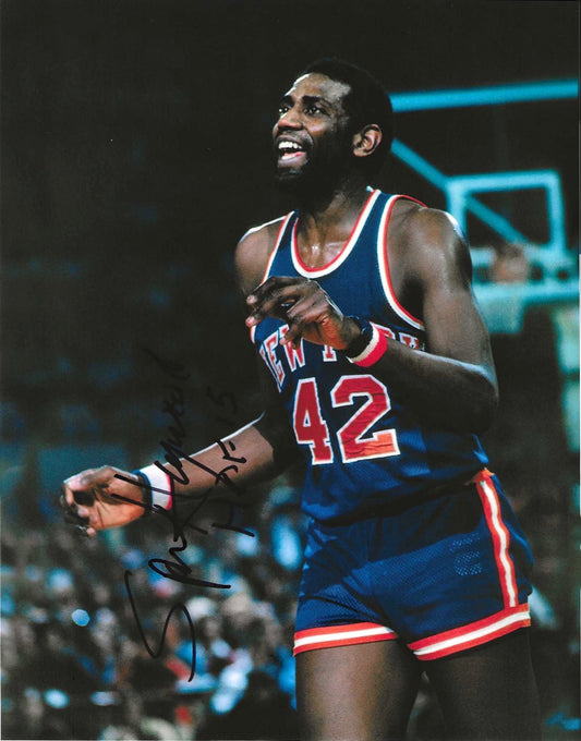 Spencer Haywood Autographed Signed "KNICKS" 8x10 photo Elite Promotions & Graphz Authentication