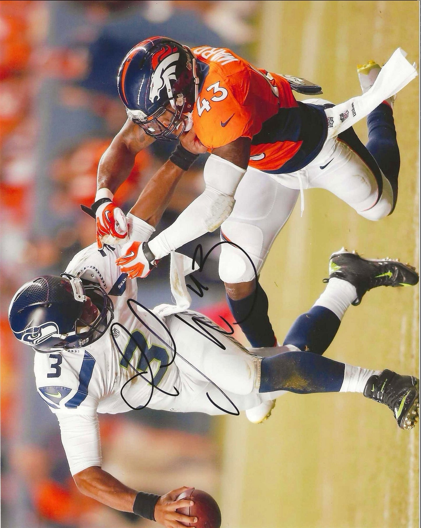 TJ Ward Autographed Signed 8x10 photo Elite Promotions & Graphz Authentication