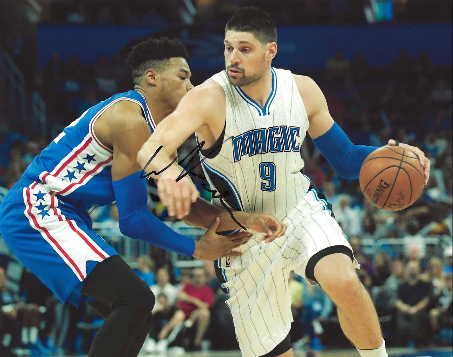 Nikola Vucevic Autographed Signed "MAGIC" 8x10 photo Elite Promotions & Graphz Authentication