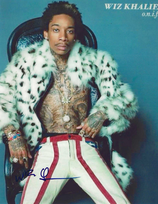 Khalifa Wiz Autographed Signed 8X10 Photo Elite Promotions & Graphz Authentication