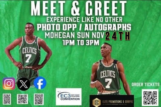 VIP DEE BROWN BOSTON CELTICS TICKET