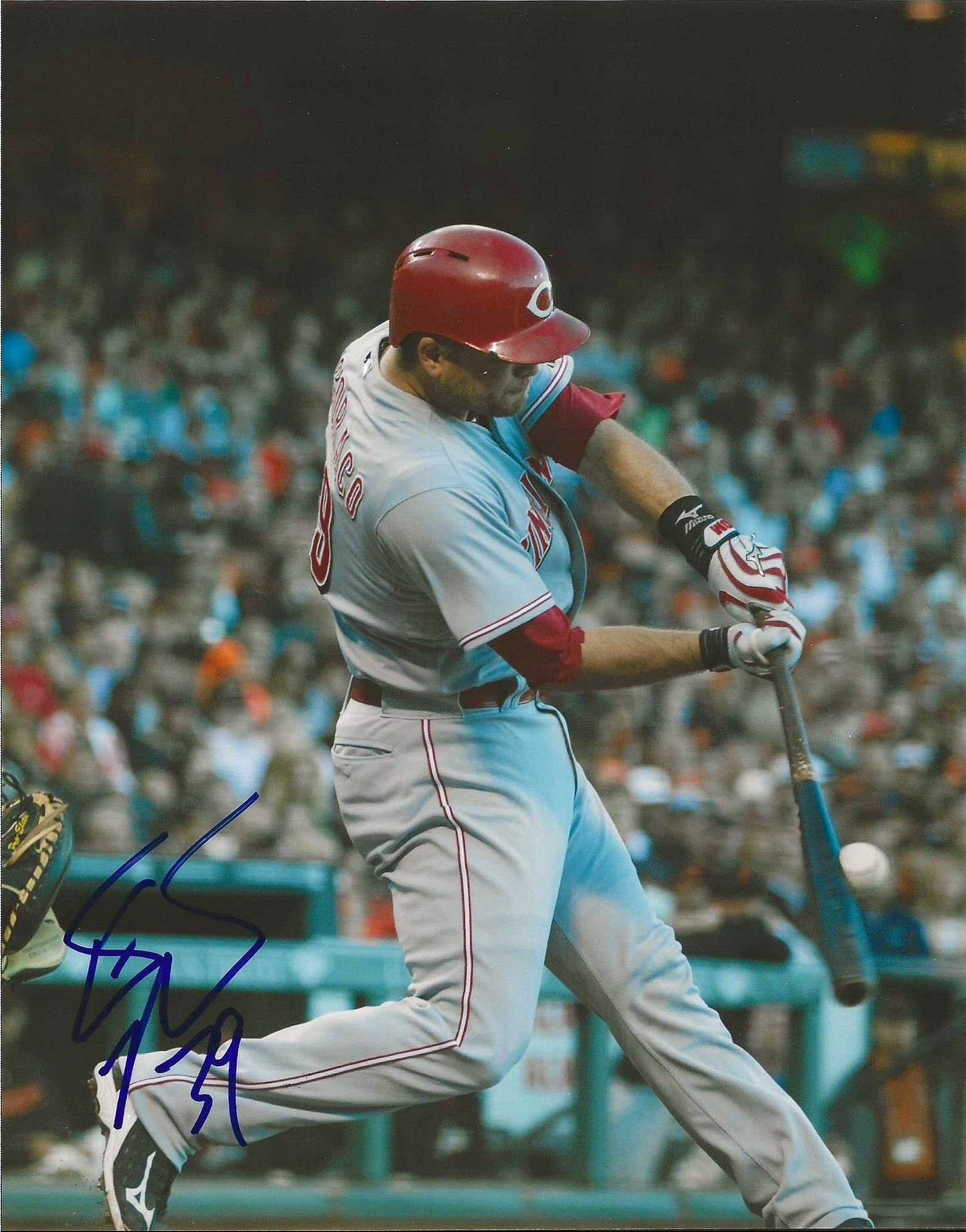 Devin Mesoraco Autographed Signed 8X10 Photo Elite Promotions & Graphz Authentication